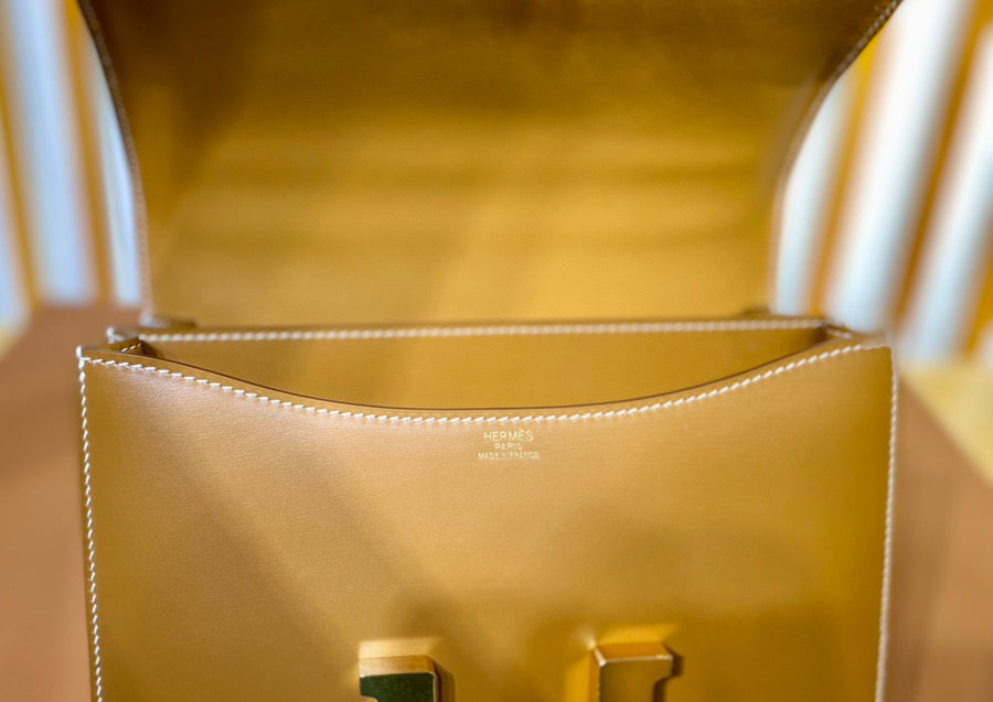 Hermes Constance 24 Gold•37 Leather