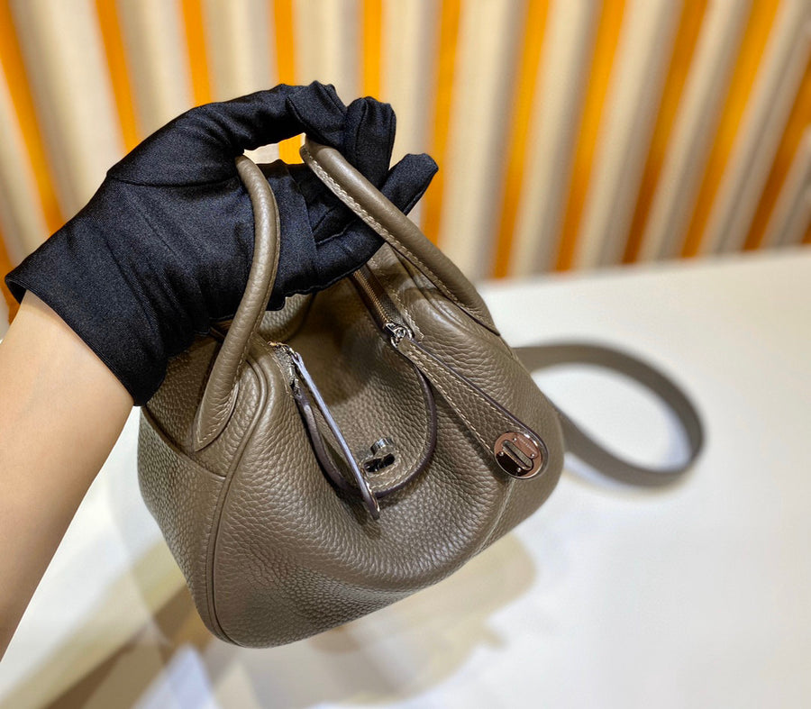 Hermes Mini Lindy Etain Taurillon Clemence