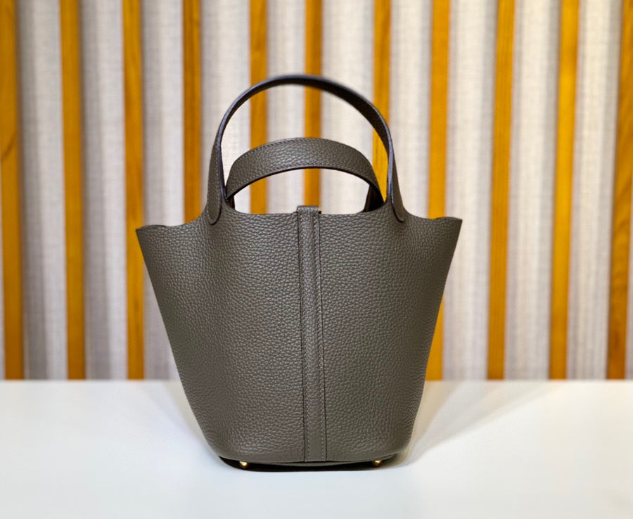 Hermes Picotin 18 Etain Clemence