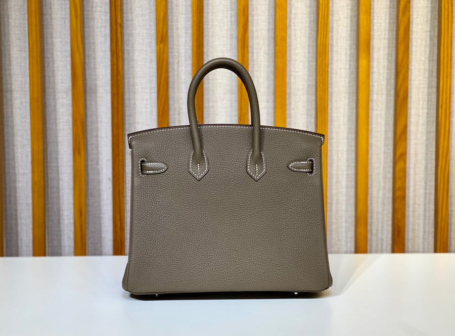 Hermes Birkin 25 Etoupe•8C Togo