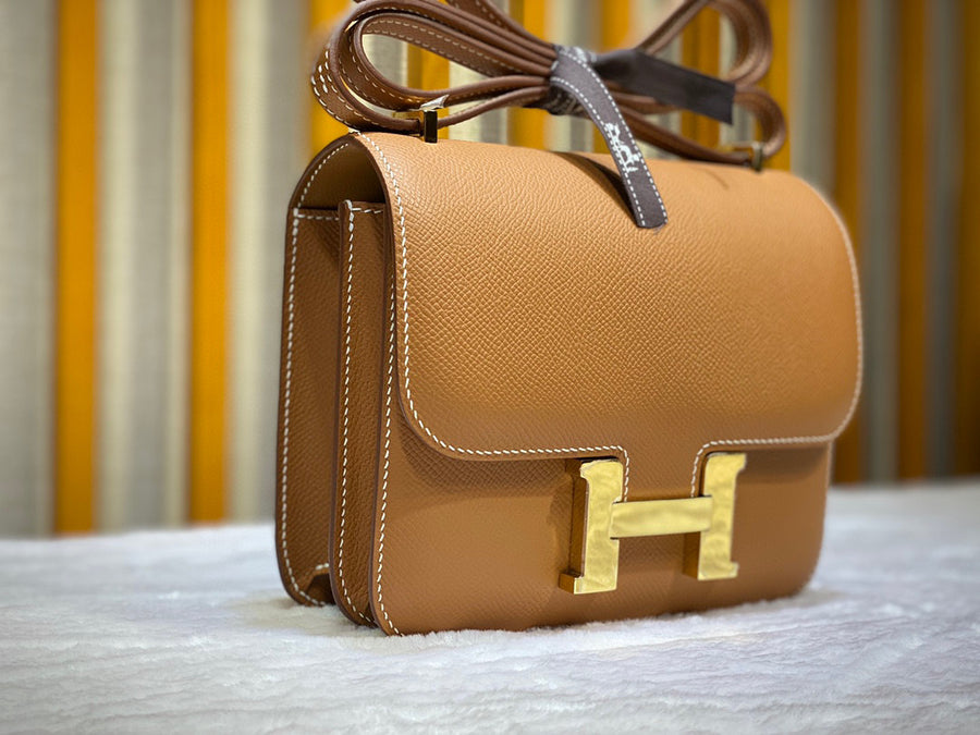 Hermes Constance 18 Gold Epsom