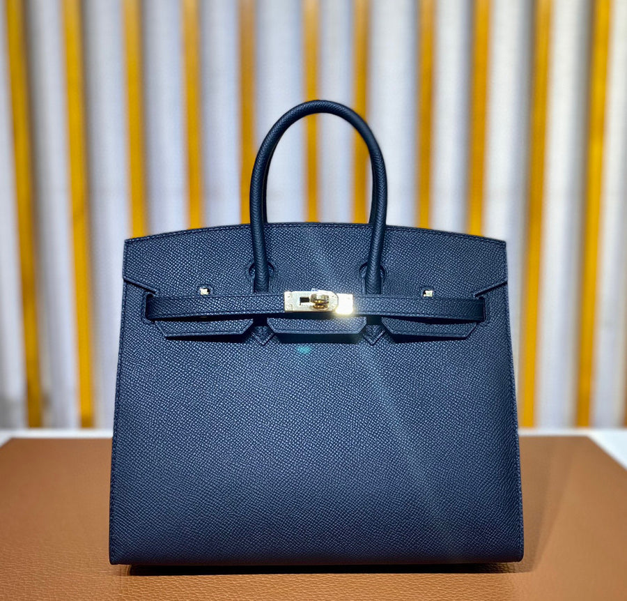 Hermes Birkin 25 Noir Black Epsom
