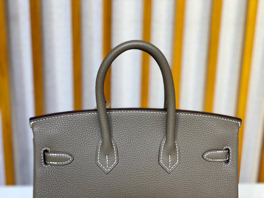 Hermes Birkin 25 Etoupe•8C Togo