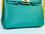 Hermes Birkin 25 Malachite•Z6 Togo