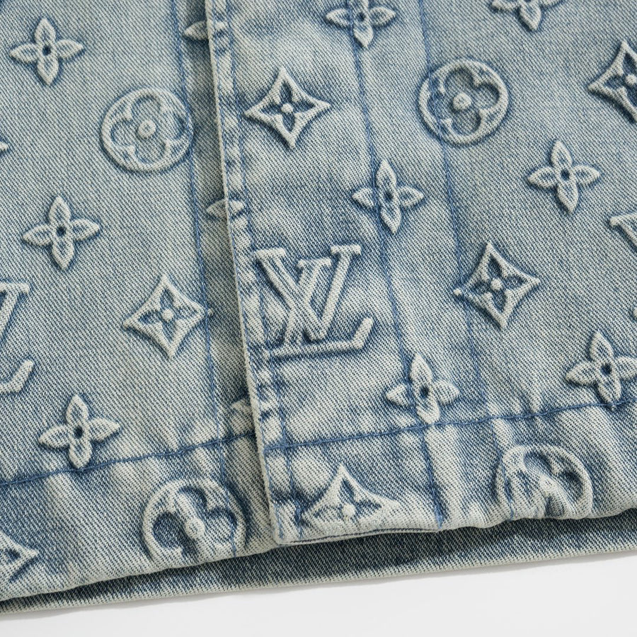 Lv Washed Denim Shirt