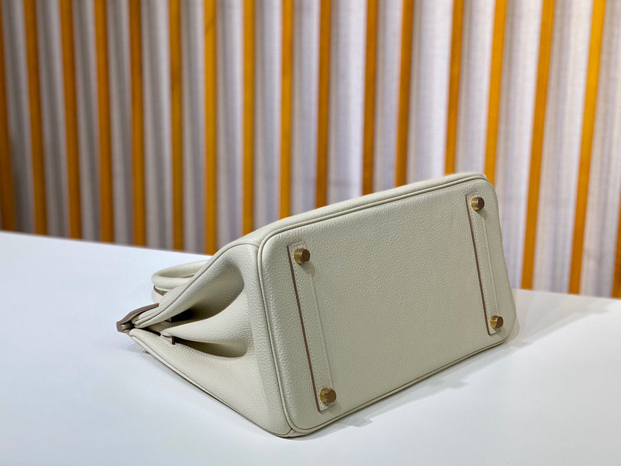 Hermes Birkin 30 White·10 Togo