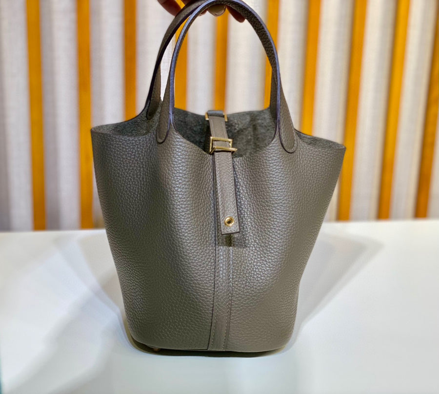 Hermes Picotin 18 Etain Clemence