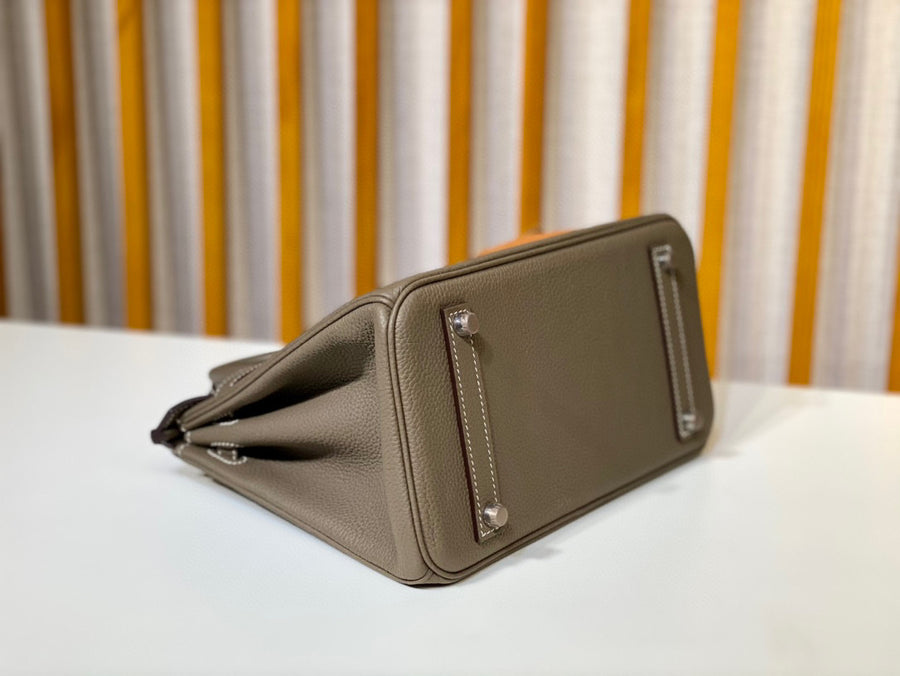 Hermes Birkin 25 Etoupe•8C Togo