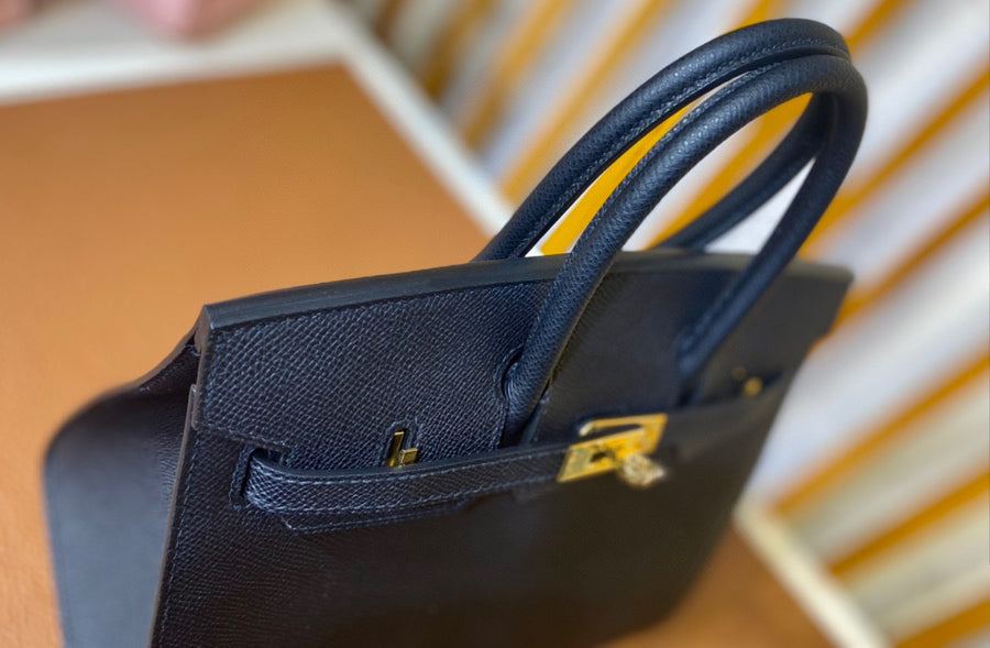Hermes Birkin 25 Noir Black Epsom