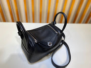 Hermes Mini Lindy Black Taurillon Clemence