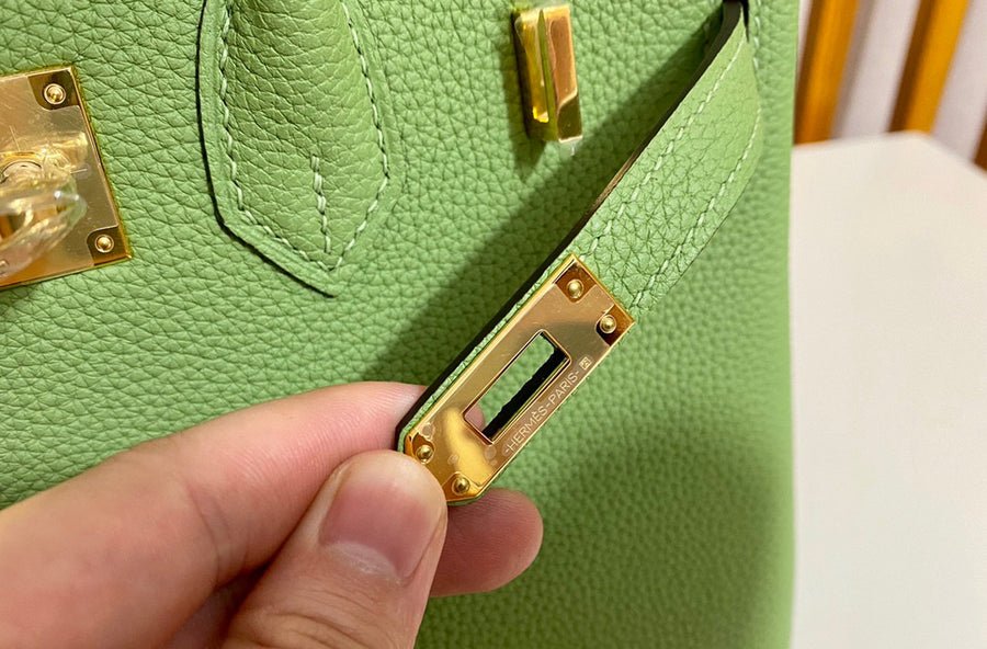 Hermes Birkin 25 Vert Criquet Togo