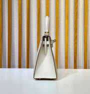 Hermes Kelly 25 White Epsom