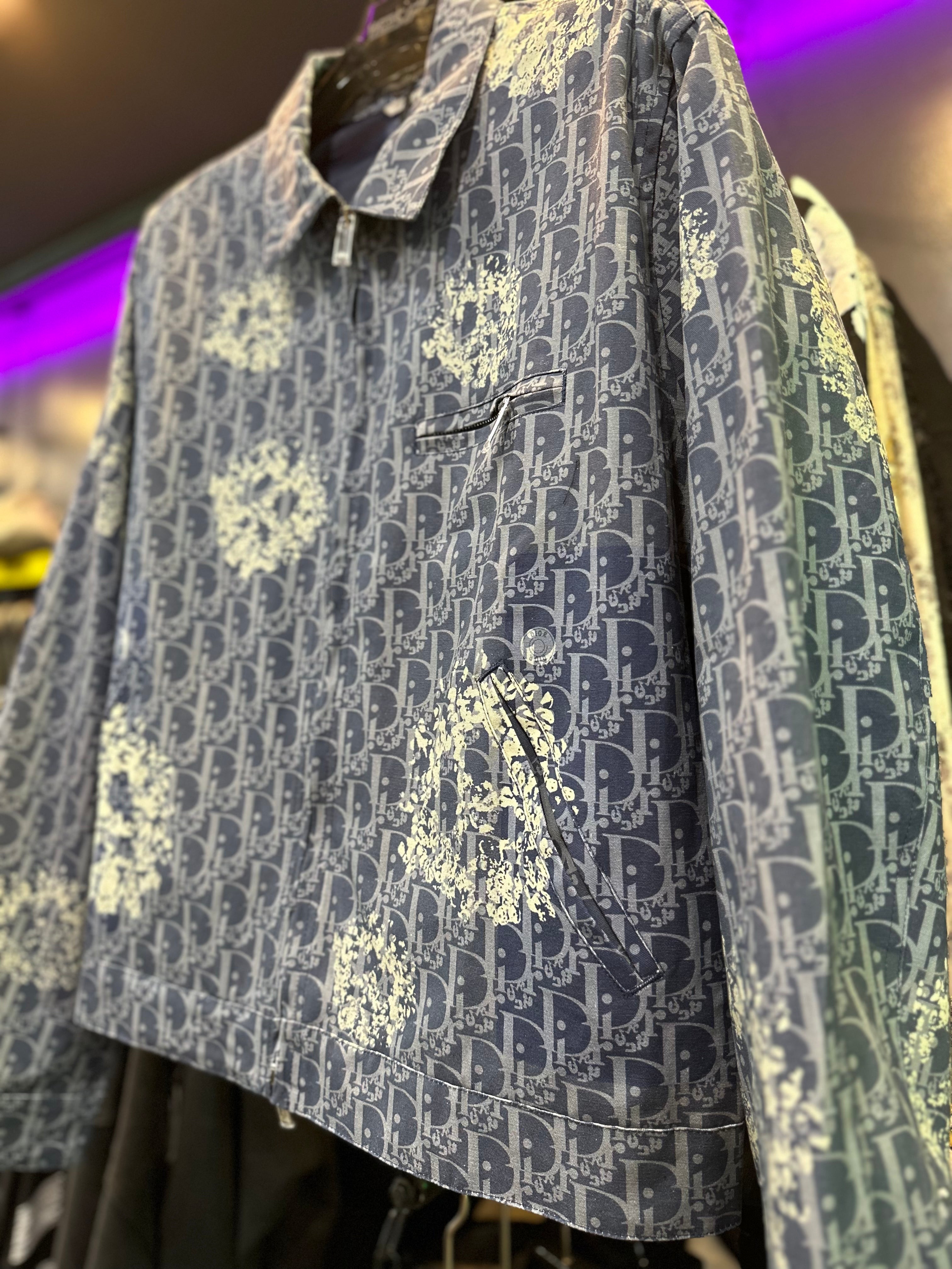 DIOR Tears Zipped Blouson Jacket