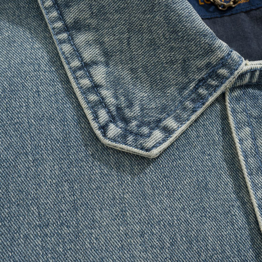 Lv Washed Denim Shirt