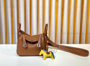 Hermes Mini Lindy Gold Taurillon Clemence