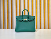 Hermes Birkin 25 Malachite•Z6 Togo