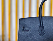 Hermes Birkin 25 Noir Black Epsom