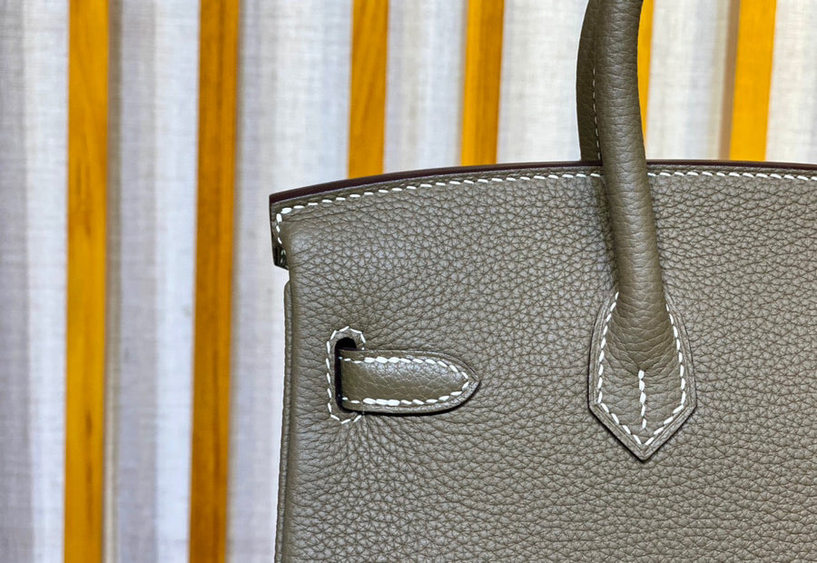 Hermes Birkin 25 Etoupe•8C Togo