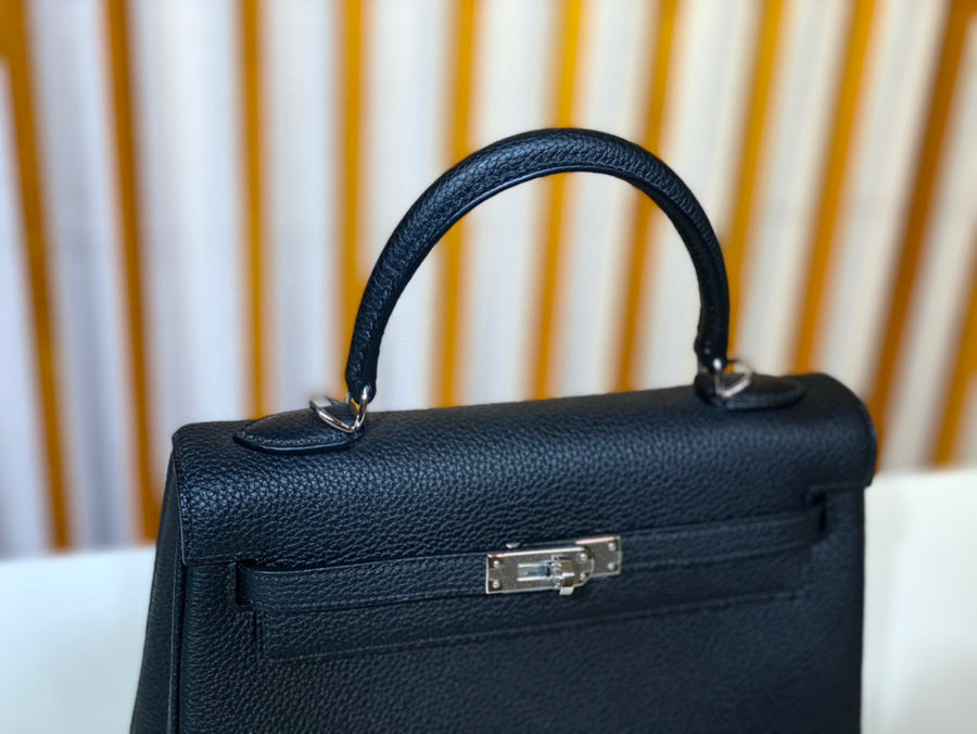 Hermes Kelly 25 Noir Black Togo