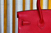 Hermes Birkin 25 Rouge de Coeur Togo