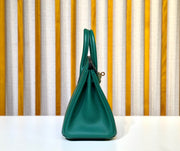 Hermes Birkin 25 Malachite•Z6 Togo