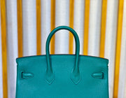 Hermes Birkin 25 Malachite•Z6 Togo