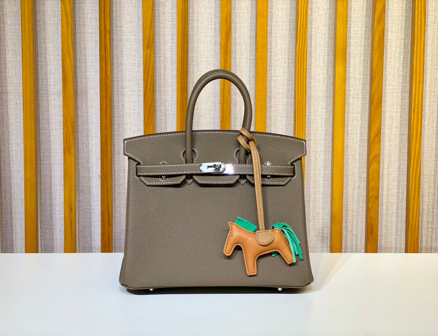 Hermes Birkin 25 Etoupe•8C Togo