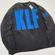 SAINT Mxxxxxx × The KLF BLUE KLF_LongSleeve TEE KLF/BLK