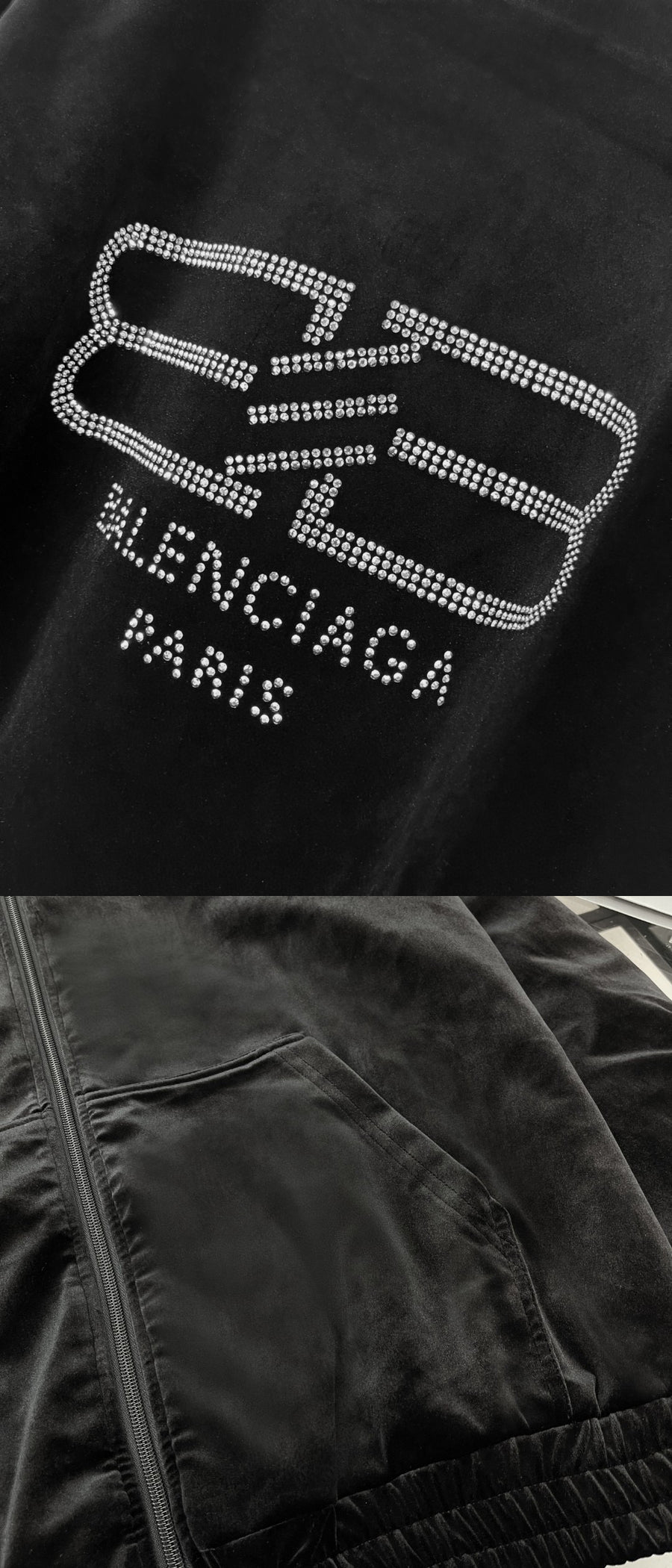 BALENCIAGA Zip-Up Hoodie