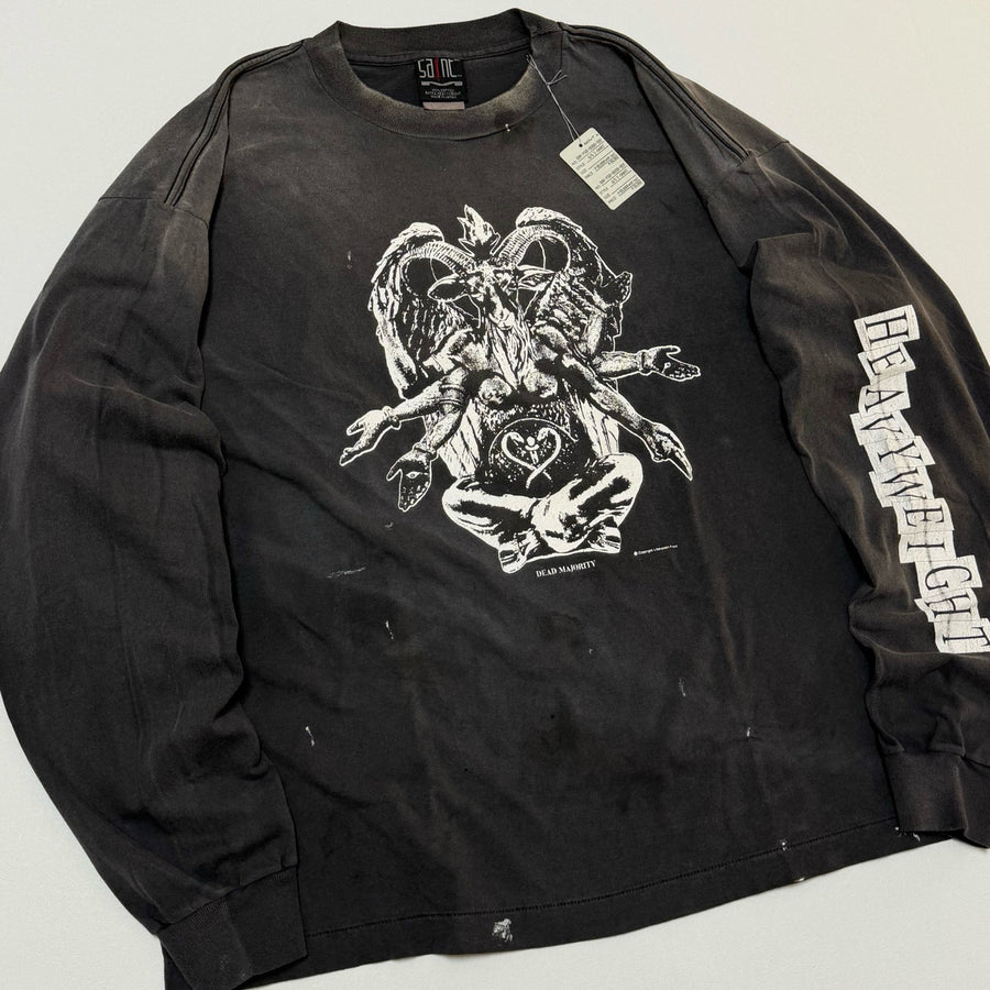 SAINT Mxxxxxx LS TEE/HEAVY WEIGHT/BLK