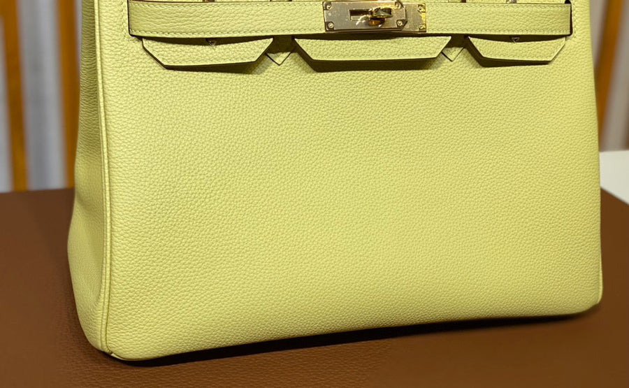 Hermes Birkin 30 Jaune Poussin