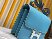 Hermes Constance 18 Blue Epsom