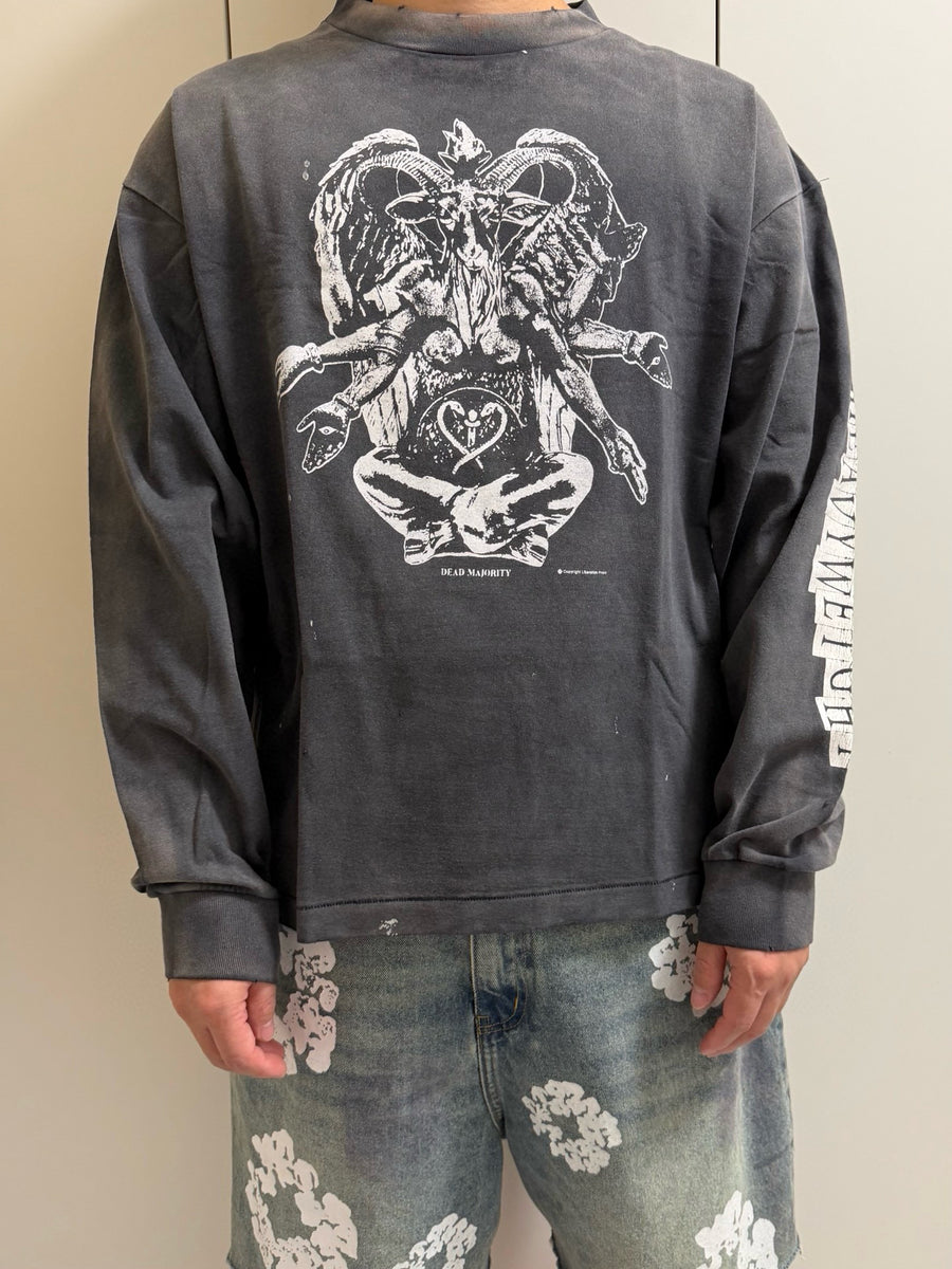 SAINT Mxxxxxx LS TEE/HEAVY WEIGHT/BLK