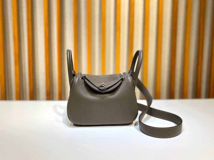 Hermes Mini Lindy Etain Taurillon Clemence