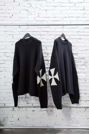 ASKYURSELF Cross Sweater