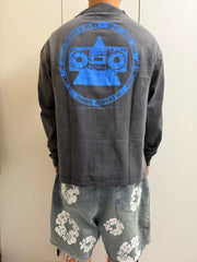 SAINT Mxxxxxx × The KLF BLUE KLF_LongSleeve TEE KLF/BLK