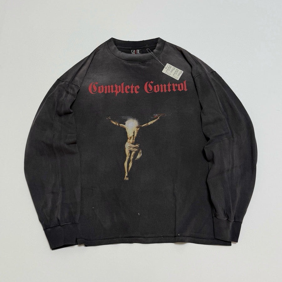 SAINT Mxxxxxx × Kosuke Kawamura KK_LS TEE/COMPLETE CONTRL/BLK