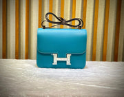 Hermes Constance 18 Blue Epsom