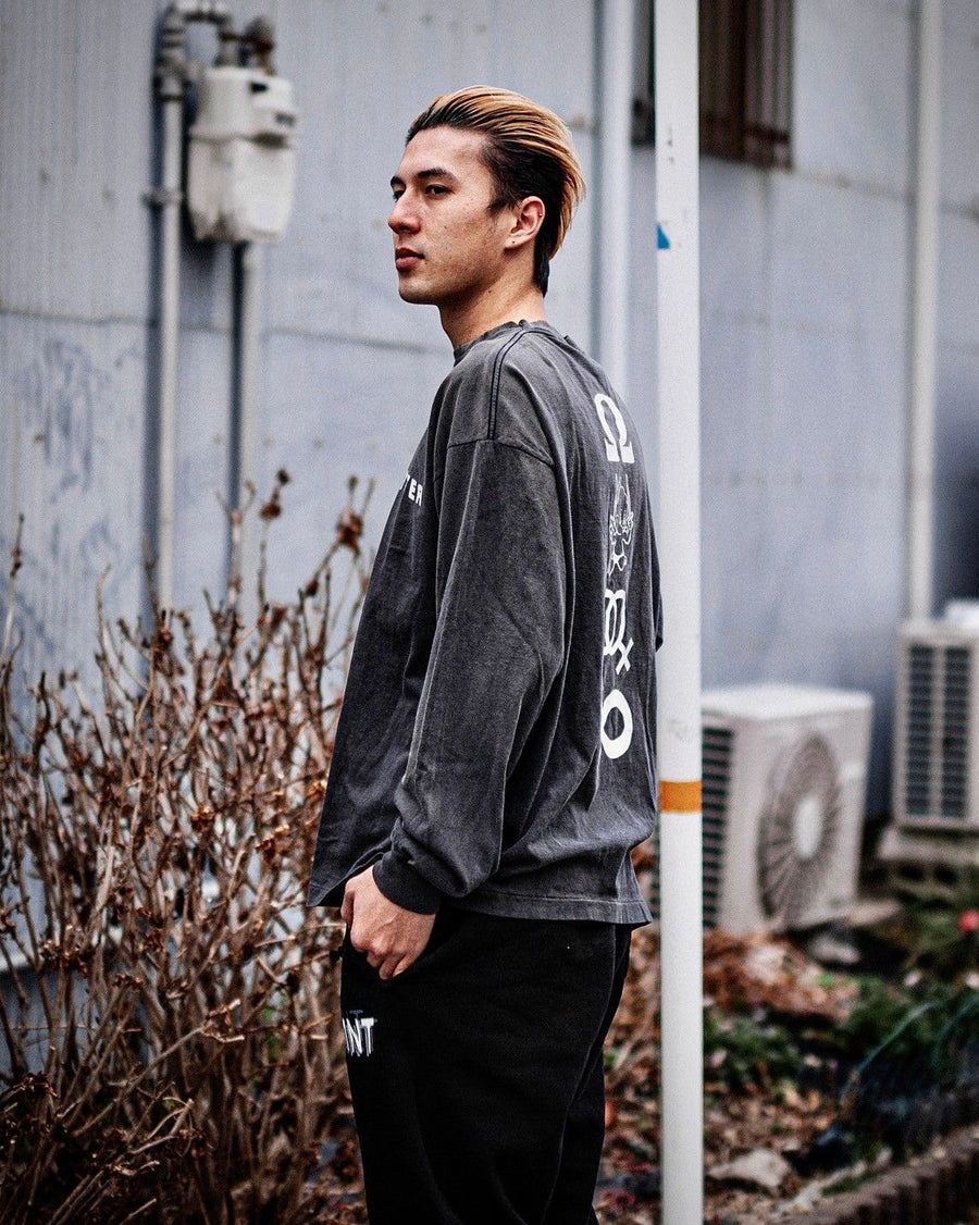 SAINT Mxxxxxx CANDLE LongSleeve TEE/BLK