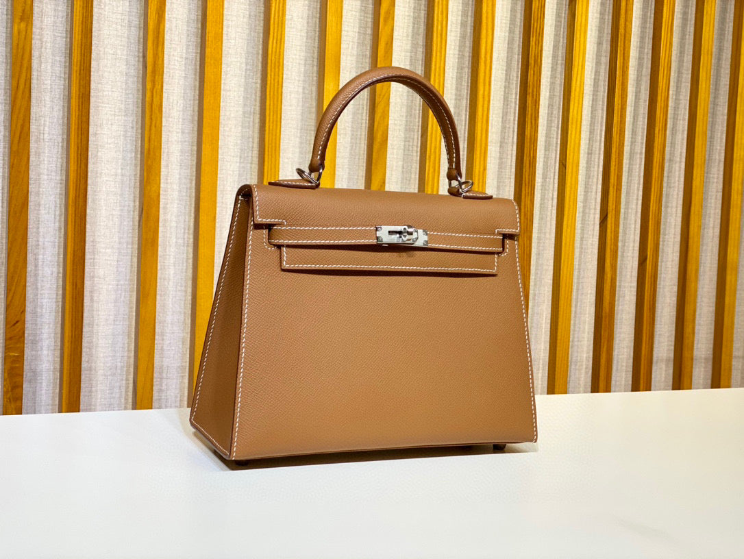 Hermes Kelly 25 Gold Epsom