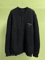 PRADA Wool Cardigan Coat