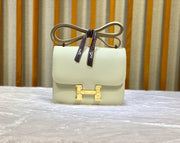 Hermes Constance 18 White Epsom