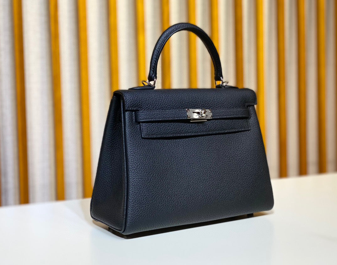 Hermes Kelly 25 Noir Black Togo