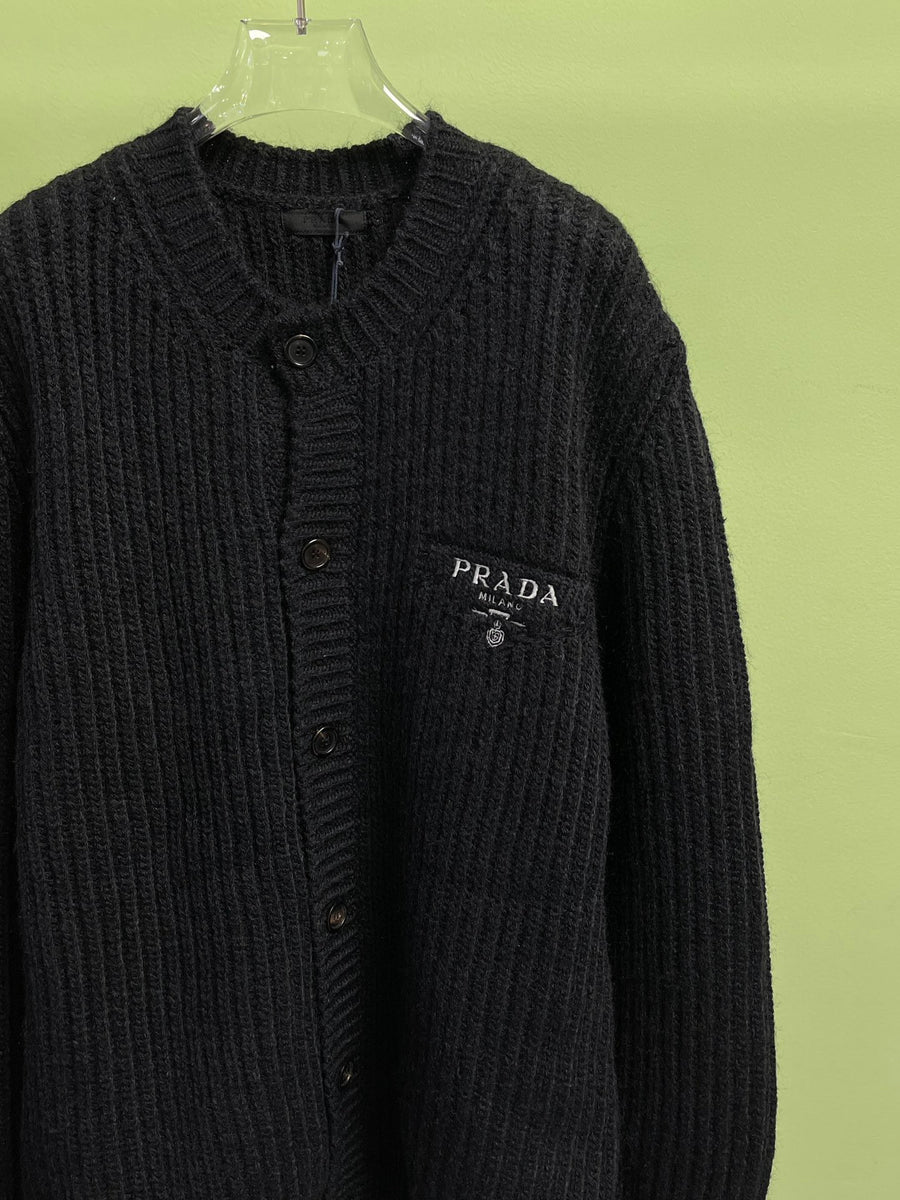 PRADA Wool Cardigan Coat