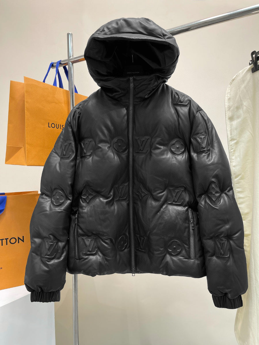 LV Leather Down Jacket