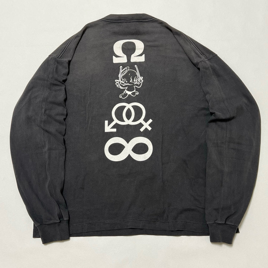 SAINT Mxxxxxx CANDLE LongSleeve TEE/BLK