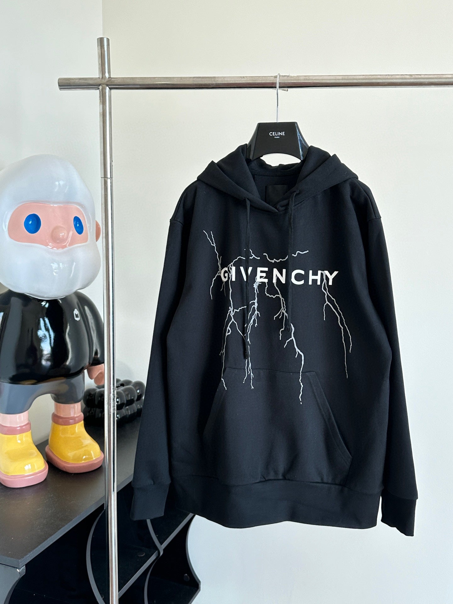 GIVENCHY Lighting Logo Hoodie