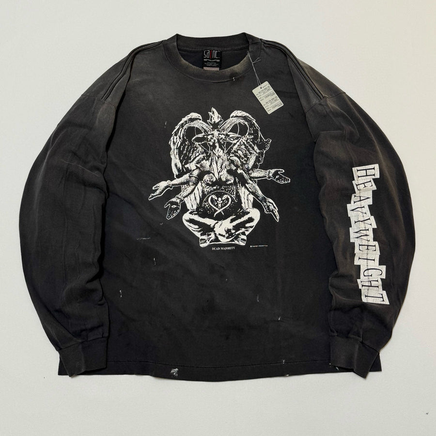 SAINT Mxxxxxx LS TEE/HEAVY WEIGHT/BLK