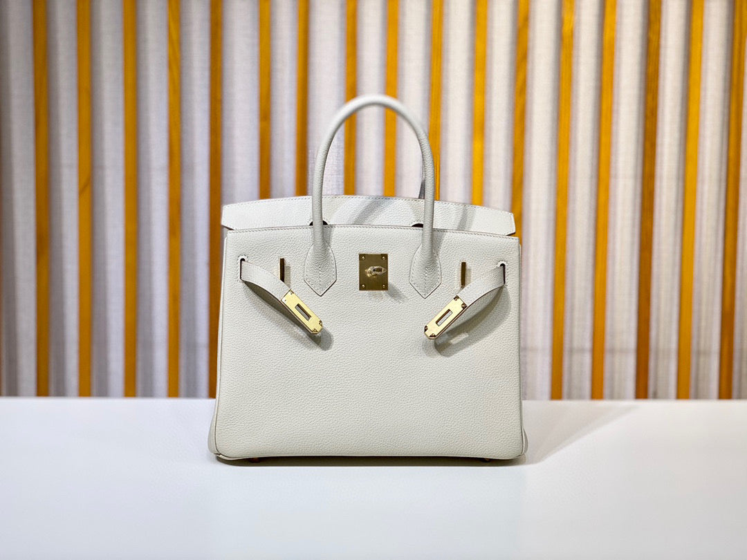 Hermes Birkin 30 White·10 Togo