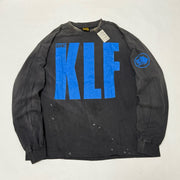 SAINT Mxxxxxx × The KLF BLUE KLF_LongSleeve TEE KLF/BLK